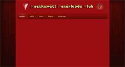 Desktop Screenshot of kecskemetikc.hu